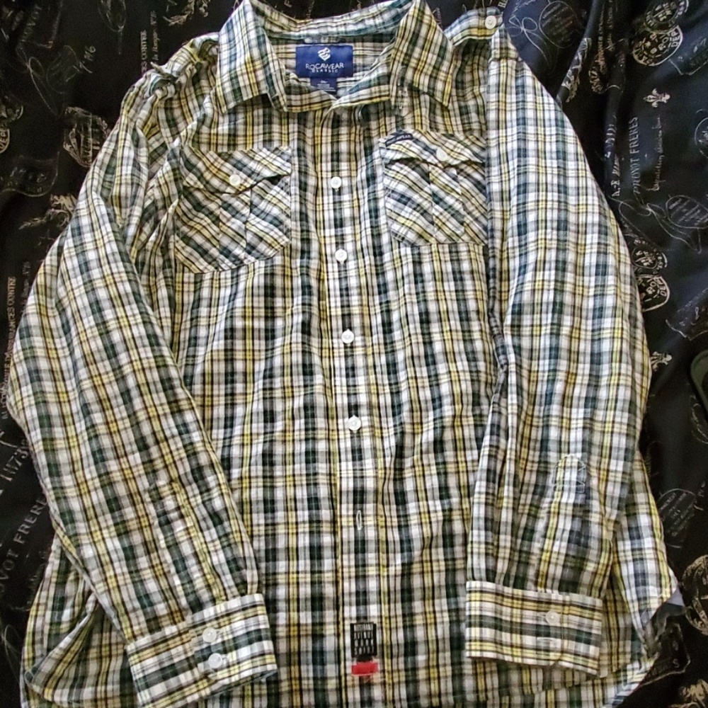Men's button down dress shirt
